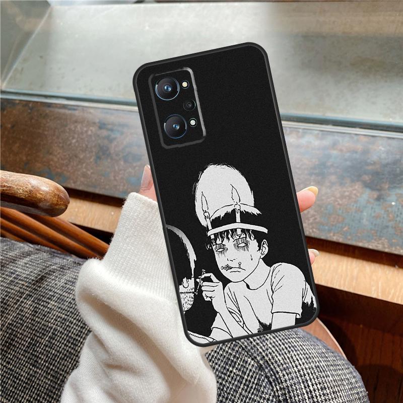 Horror Manga Style Case For Realme 15 Pro GT7 GT6 11 12 13 14 Pro Plus C55 C51 C53 C35 C33 C61 C65 C67 C71 C75