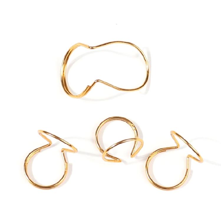 4Pcs/pack Butterfly Guitar Finger Picks Thumb Picks Adjustable Plectrums Stringed Instrument Guitar Picks Finger Picks