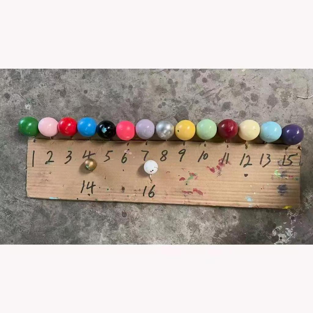 20-Piece Mixed Set: Gold, Silver, Foam, Iridescent, and Christmas Cake Decoration Balls