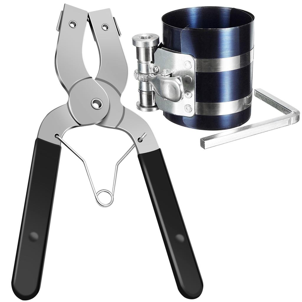 Updated Valve Spring Compressor Professional Remove Valve Spring Keeper Tool Auto Engine Overhead Valve Removal Tool Expander Plier