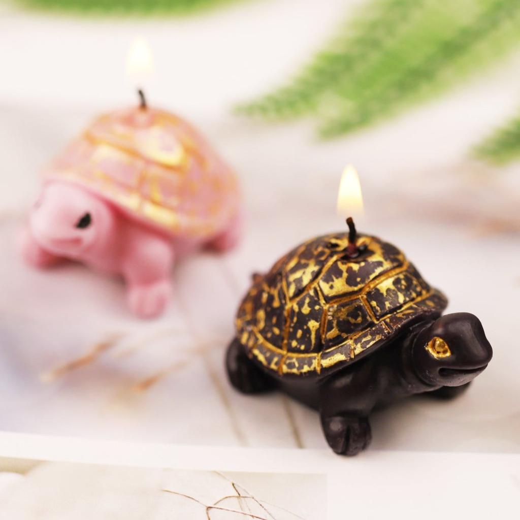1pc-New arrival candle making kit DIY drop glue little turtle silicone candle mold for making candles