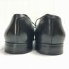 80s HEINRICH DINKELACKER (Former APOLOO) Plain Toe Shoes Black size 9.5 27.8 Vintage /WZF-32(USED)