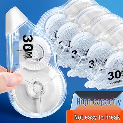 Multifunctional Large-Capacity Transparent Correction Tape for Boys