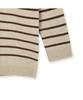 IOLO Metallic Stripe V-Neck_Beige