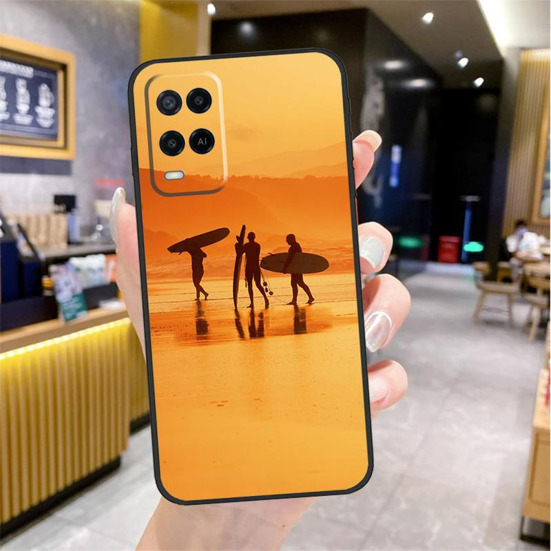 Surfer Surf Hang Loose Shak Case For Oppo A74 A54 A94 A78 A98 A18 A60 A80 A40 A38 A58 A96 A76 A16 A15 A17 A57 A77 A5 Pro