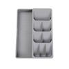 MaT Store Cutlery Case, Cutlery Storage, Kitchen Chopstick Holder, Drawer Divider, Gray