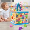 Abacus Bead Maze Shape Sorter Improve Logic Training and Thinking Skills Suitable for Early Education Center