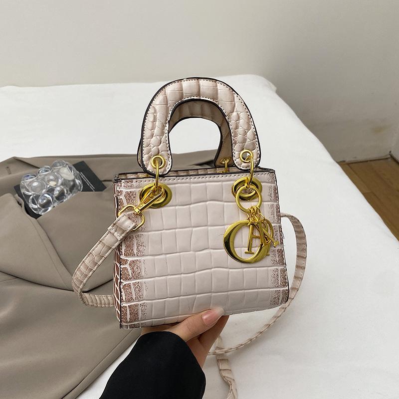 

New high-end light luxury Himalayan bag portable shoulder women s bag бежевий