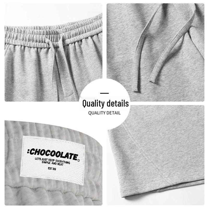 CHOCOOLATEit Men's Deconstructed Casual Shorts