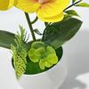 Pink Simulated Flower Butterfly Orchid Potted 7 Heads Artificial Faux Plants  Living Room Ornaments