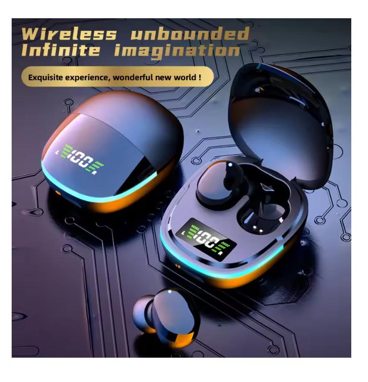 2025 TWS G9S Bluetooth Earphones Wireless Headphones HiFi Headset Waterproof Noise Reduction Sports Earbuds With Mic For Smartphones