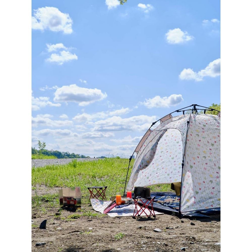 Logos Outdoor Chair 7075 Cubic Chair (73175001) Lightweight Polyester Red Duralumin Folding Camping Chair with 120kg Weight Capacity