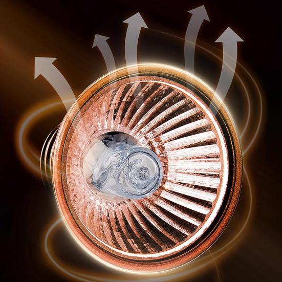 Wärmelampe für Reptilien, UV-Lampe, verstellbar, 360 Grad drehbar, mit Schraubclip, dimmbar