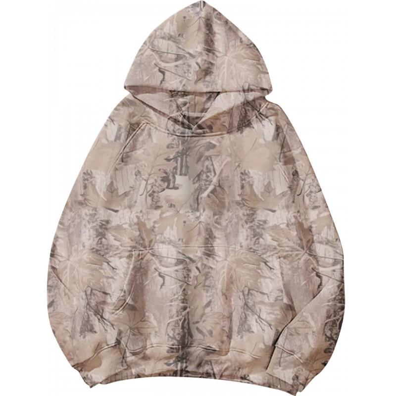 Womens Oversized Hooded Sweatshirt With 3D Print Loose Fit Casual Top 2025