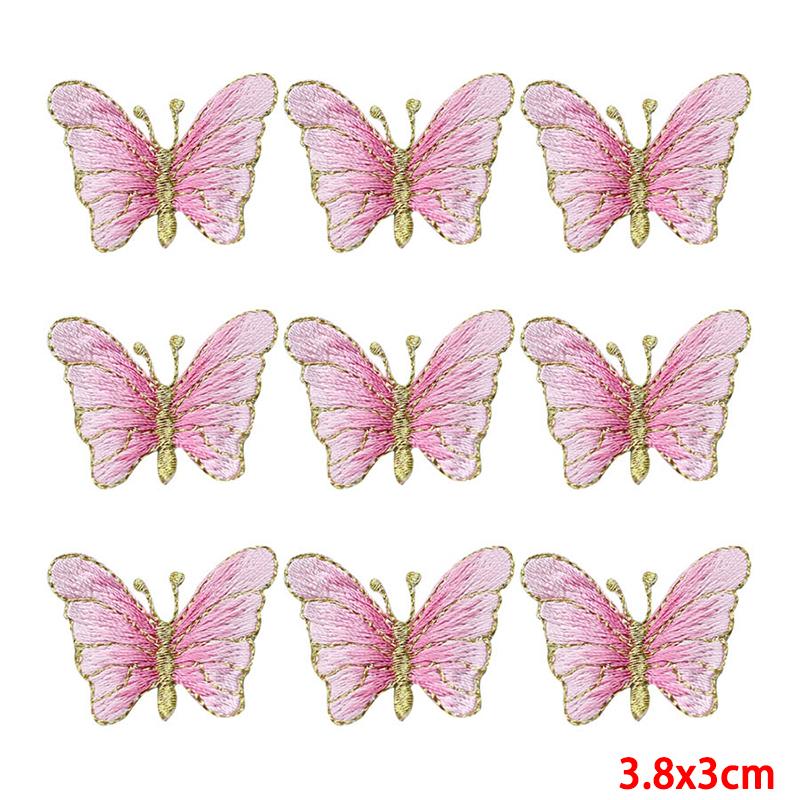 10 ks/šarže Velkoobchod Vyšívací nášivka Nažehlovací záplaty na oděvy Záplaty na oděvy Bundy Dekor Nášivka Šití potřeby