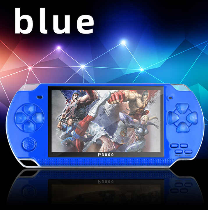 4.3-inch Screen Video Game Consoles for PSP32 Bit Handheld Game Players Portable Handheld Game 8GB Console Player 10000+Games синий
