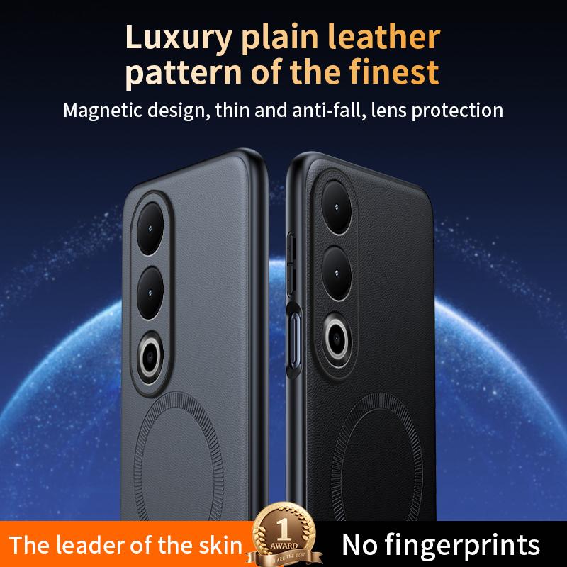 For Oneplus Ace 3V Case Magnetic Leather Shield Cover For Oneplus Ace 3V High Quality Anti-Fingerprint Non-Slip PC+TPU