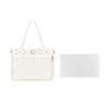 JIAERDI Japanese Harajuku Studded Handbag Women Transparent Anime Ita Bag Ladies Square Large Capacity Leather Shoulder Bag 2025
