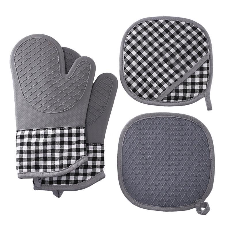MDNG Heat Resistant Silicone Oven Mitt