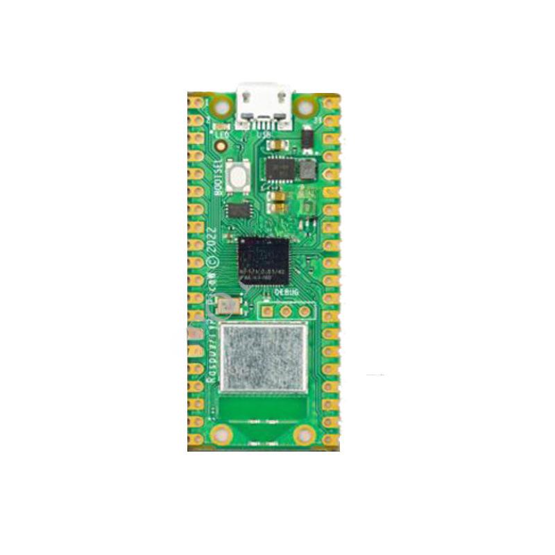 Raspberry Pi Pico W: RP2040-based development board with WiFi for IoT applications.