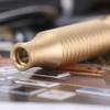 YAQI 88mm Solid Brass Material Safety Razor Handle for Men 12MM Diameter And 88mm Length Lightweight Comfortable Razor Handle