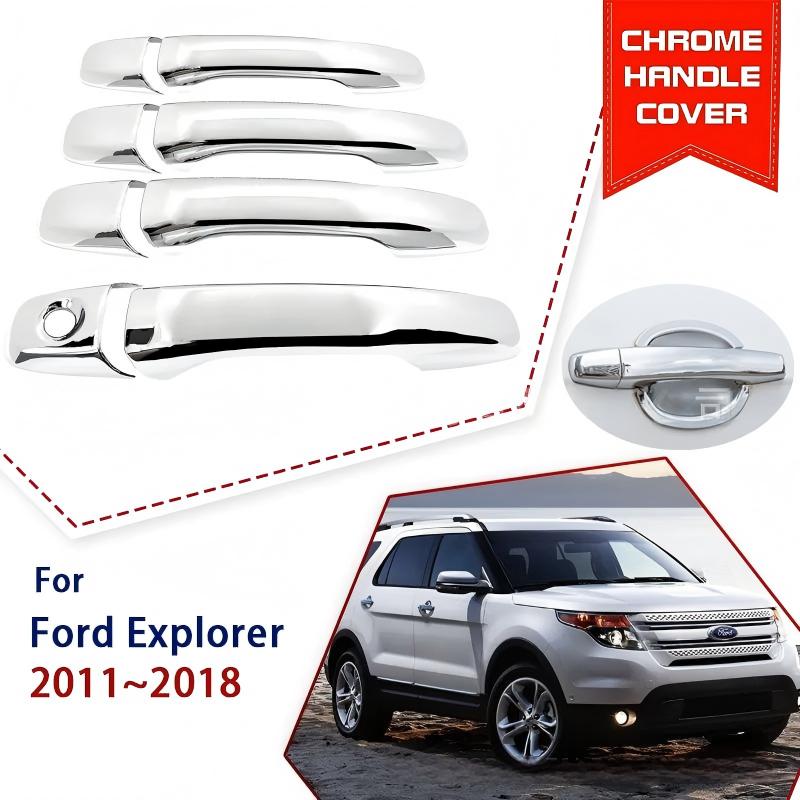 Chianpei ABS Chrome Luxury Exterior Door Handle Cover for Ford Explorer 2011-2018 Discount Offerta on Stock