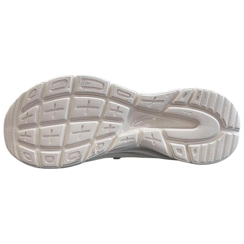 New LiNing Anti-Slip Wear-Resistant Low-Top Casual Running Shoes Women's White Gray ARSV044-3