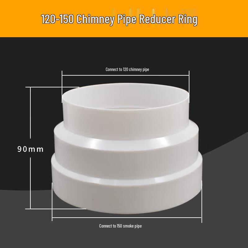 

Range Hood Exhaust Duct Reducer Adapter