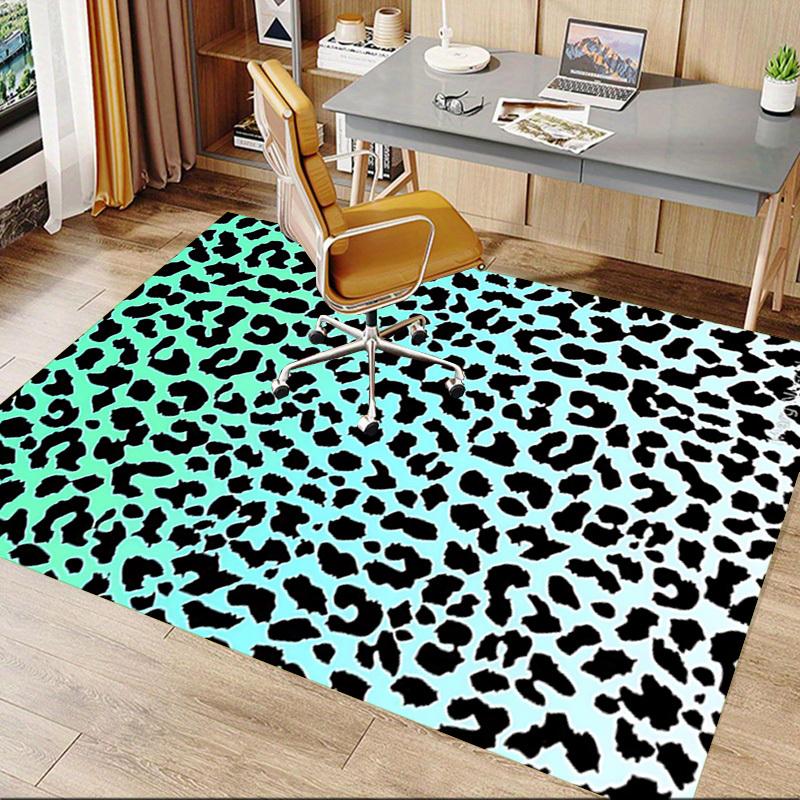 1PC Leopard print Extra Large Non Slip Floor carpet, Office, family, bedroom Large Area Rug Indoor Rugs, Vibrant Colors