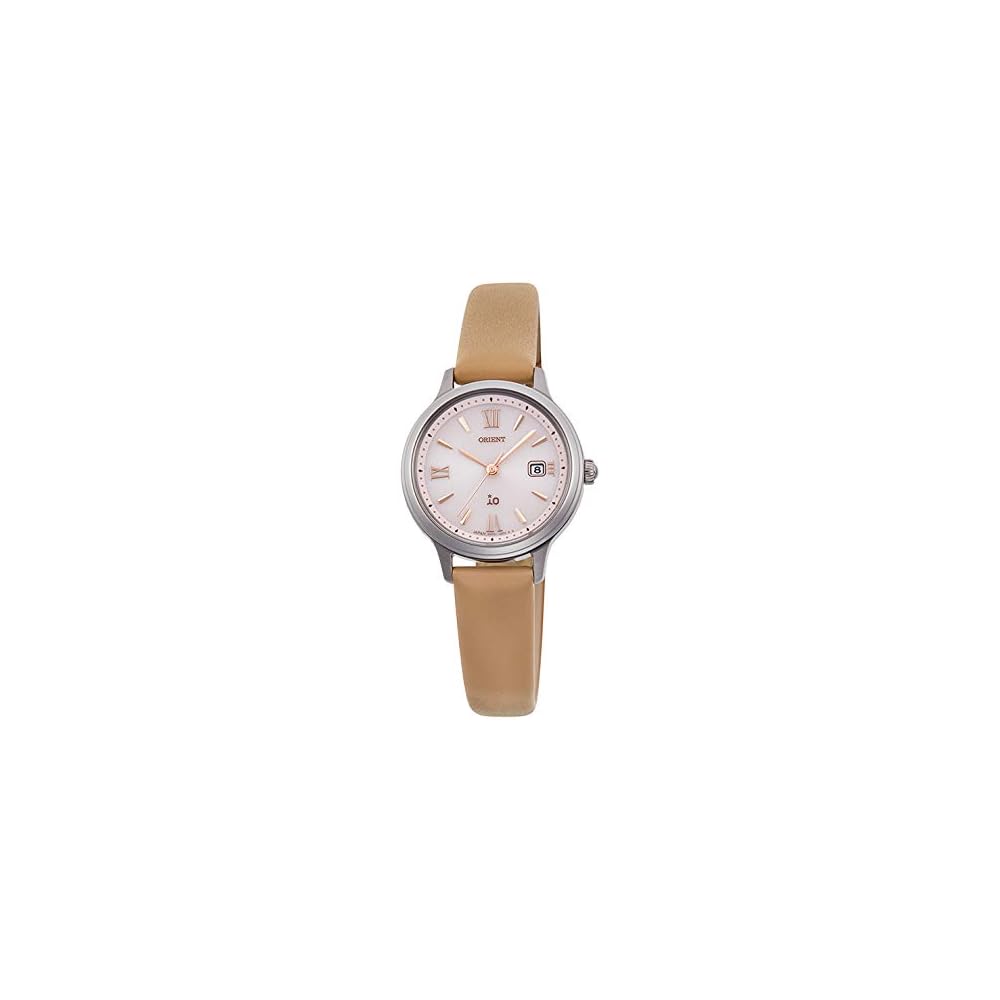 Orient iO SOLAR Солнечные часы, Сделано в Японии, с Гарантией Производителя, RN-WG0412P, Женские, Розовые
