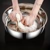 Large Stainless Steel Mixing Bowl Deep, Multi Functional for Dough Salad Soup, Rust Resistant Kitchen Essential