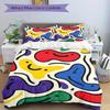 3pcs Colorful Patterns Bedding Set, Breathable and Soft, Suitable for All Seasons, Ideal for Home Use, Suitable for Bedroom Decor Yy250821225