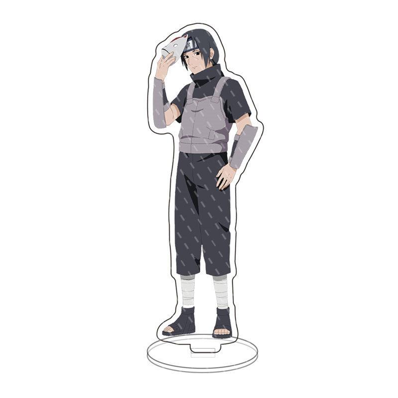 Japan Naruto Acrylic Stand Shippuden Uchiha Sasuke Sakura Desktop Decoration Doll anime figure character Xmas present 15cm