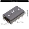 HDTV 2.1 Female Adapter 8K@60Hz Resolution Video Transmission 48Gbps Speed Signal Converter For Monitor Streaming Device