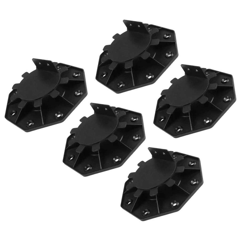 10/5/1Pcs Deck Support Base Height Adjustable Plastic Deck Lift Support Base Solid Floor Support Lift Bearing Set For Wood