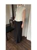 TG Soft Korean Lyocell A-line Slimming Skirt, Spring 2026 Drape Long Style