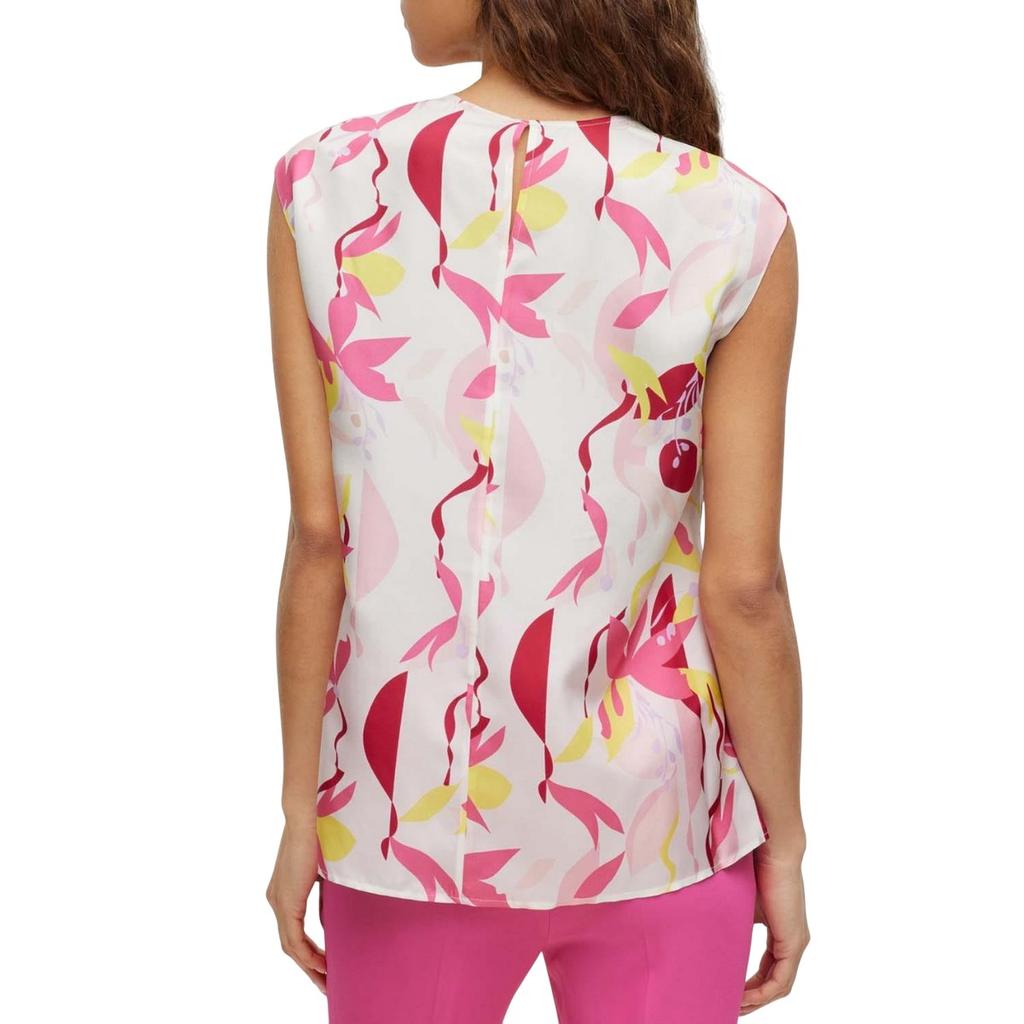 BOSS Womens/Ladies Iore Floral Silk Top