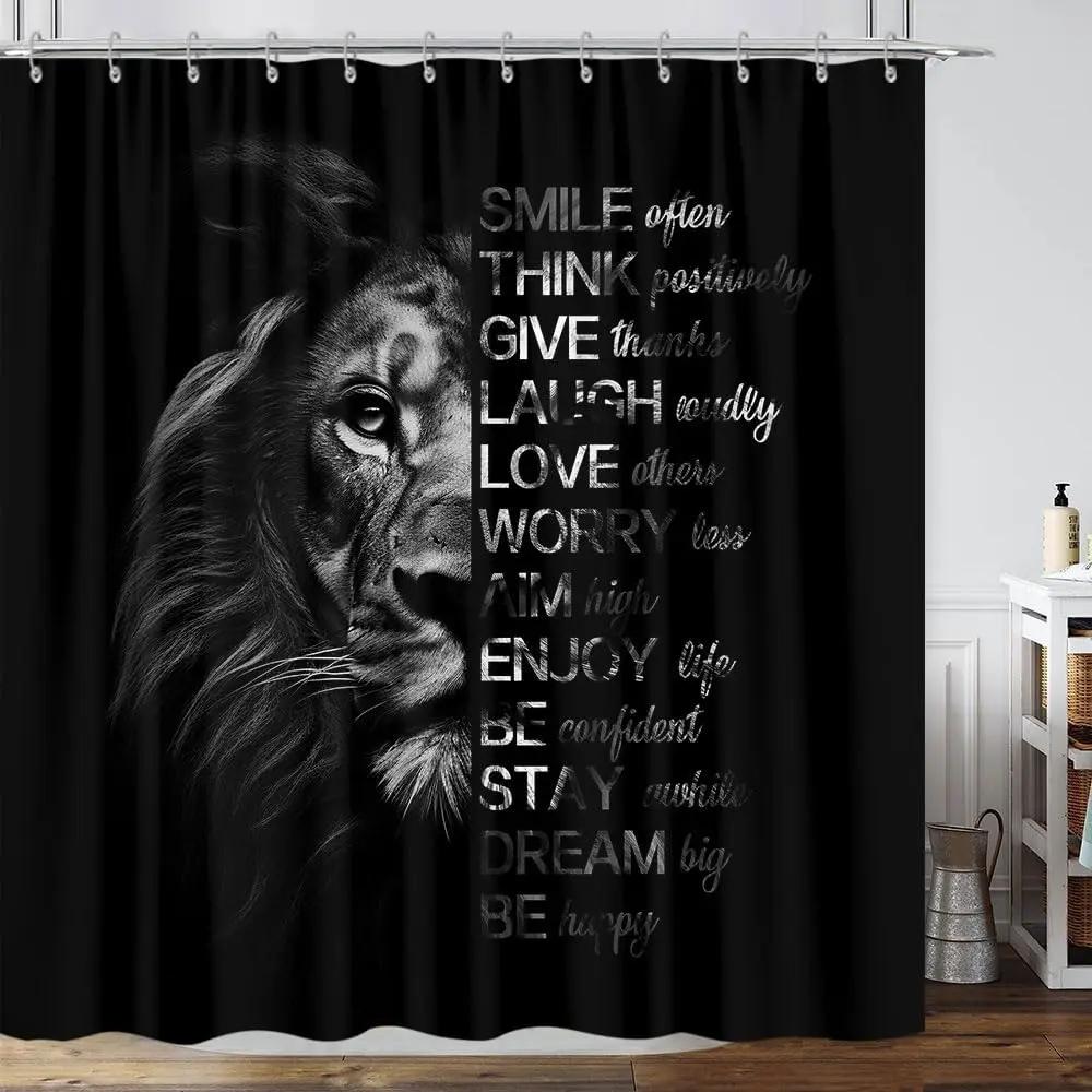Soccer Game Shower Curtain-Black and White Football Sports Bathroom Decorative Shower Curtain Multiple Options