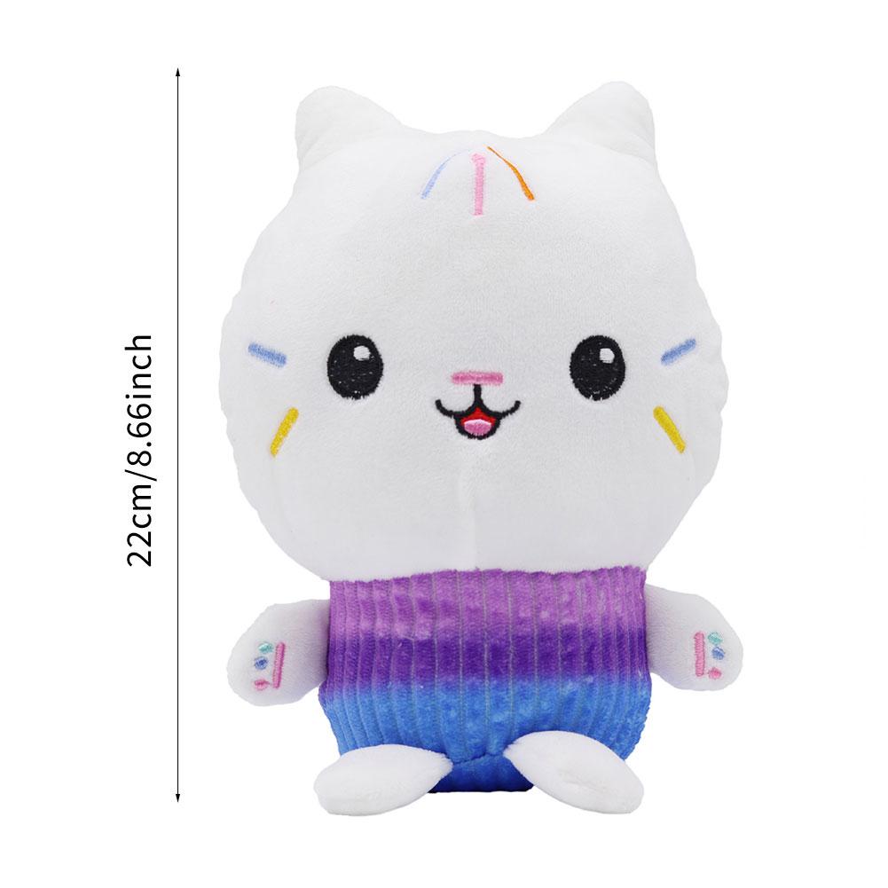 

Горячая Плюшевая Игрушка Дом Габби Меркат Мультяшная Мягкая Улыбающаяся Кошка Обнимашка Куклы Габби для Девочек Детские Подарки на День Рождения 01#