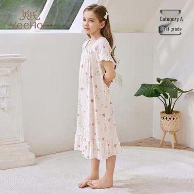 Girls' Pure Cotton Fairy Tale Nightdress