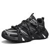 Outdoor Men's Running Shoes Spring Autumn Fashion Cross Tied Platform Sneakers Comfortable Height Increase Non Slip Casual Shoes
