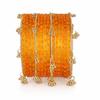 Conjunto de 16 Pulseiras Tendência Estilosas de Vidro e Ghungroo Caxemirense para Mulheres e Meninas | Últimas Joias Tradicionais Festivas para Casamentos e Festas
