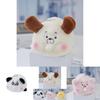 Adorable Bubble Blowing Pig Plush Keychain Cute Stuffed Animal Bag Charm