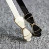 Sweet Bow Buckle Thin Belt Women's Patent Leather Belt - Fashion Long Dress Accessory Belts for Women