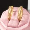 Elegant Gold Color Inlaid Cubic Zirconia Dangle Earrings for Women Delicate  Engagement Wedding Earrings Jewelry