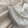 Fashion Bow Portable Pearl Bag Trendy New Messenger Small Bag Summer Popular Women's Shoulder Bag