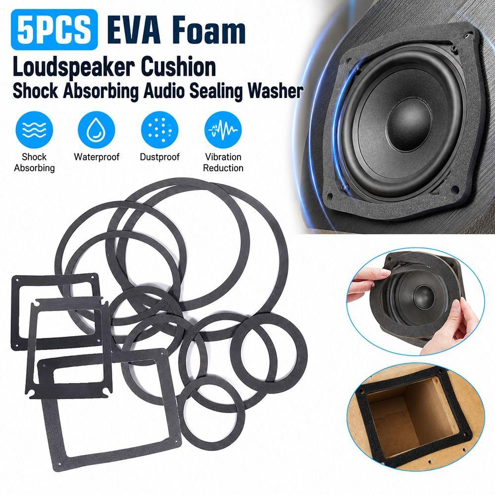 5Pcs 3/4/5/6.5/8/10 Speaker Speaker Sealing Gasket  for FOCAL Tweeter Speaker Repair