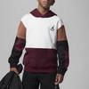 Jordan Flight Heritage Color Block Logo Print Hoodie Kids hoodies Cherry-Wood-Red FD9365-628