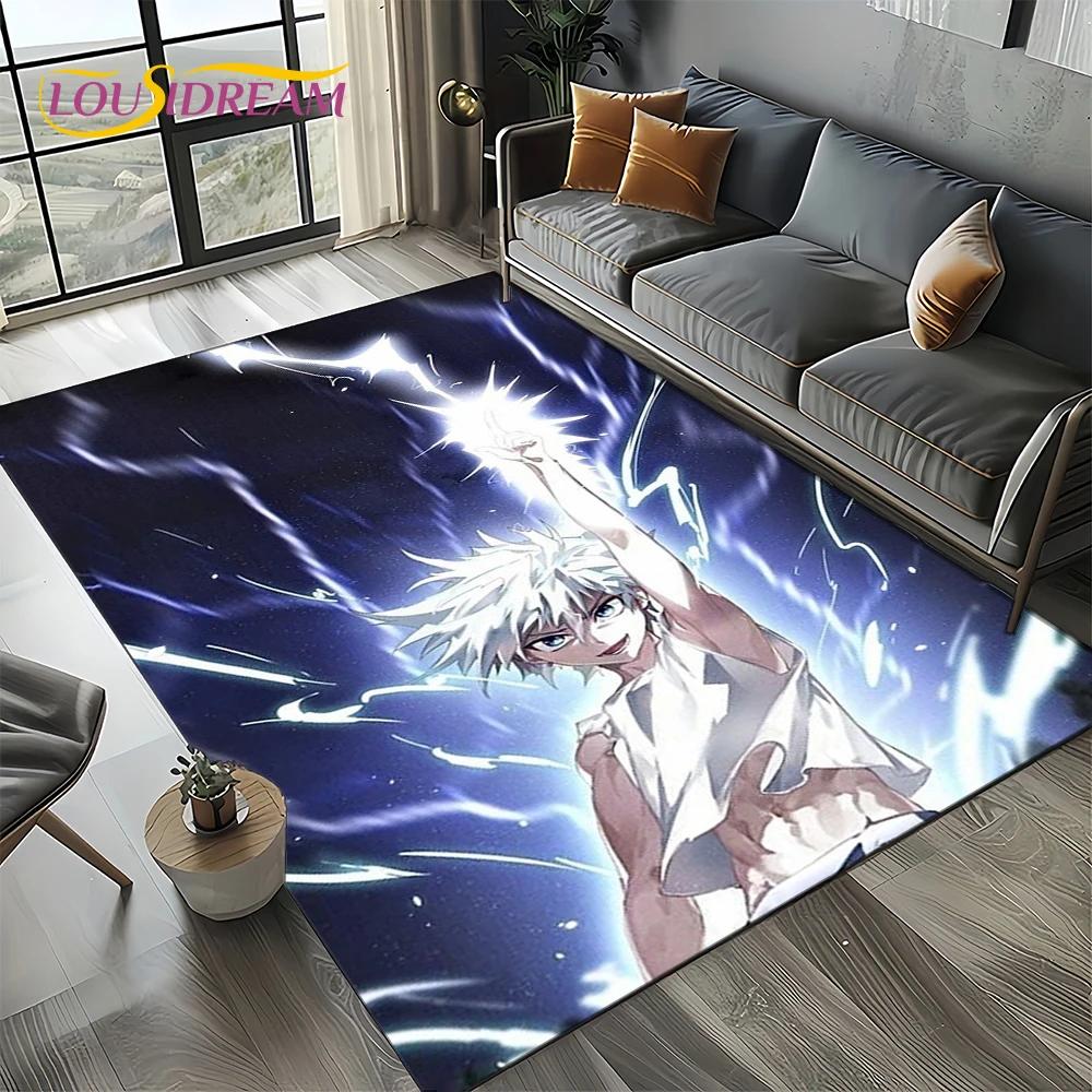 HxH Anime Hunter×Hunter Kreslený Koberec do Ložnice Obývacího Pokoj Domácí Dekorace na Pohovku, Dětská Velká Podlahová Rohožka Dárek