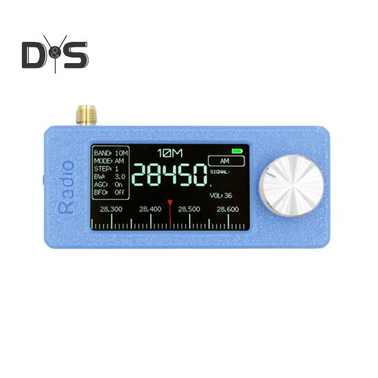 0,5-108 MHz Tragbares Mini-Radio mit 1,9-Zoll-IPS-Bildschirm LSB/USB/AM/FM Mini-Taschenradio Allband-Radioempfänger mit Antenne
